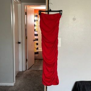 Red sundress